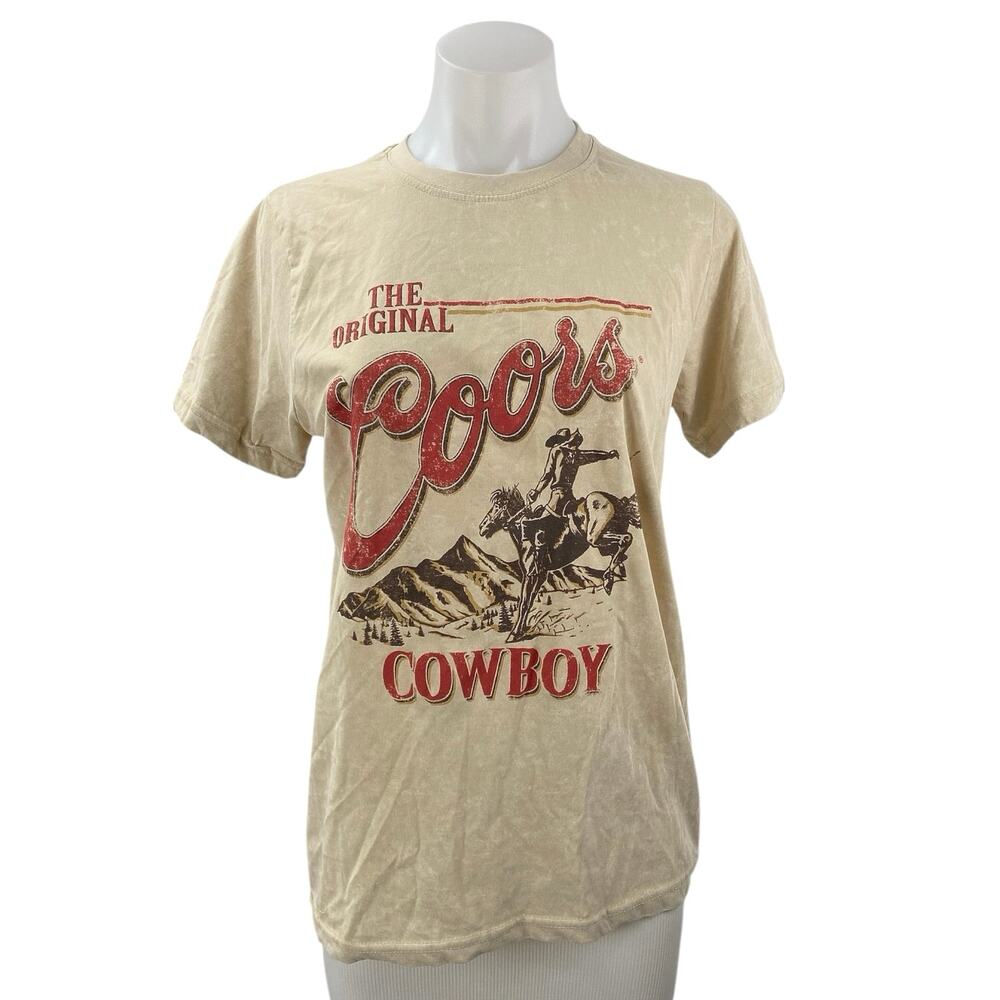 Coors Cowboy Short Sleeve Tee - Cream